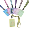 Wholesale of cute cartoon student meal card tags, plastic long rope work badges, bus cards, student ID card protective cases, and ID card cases Item Picture